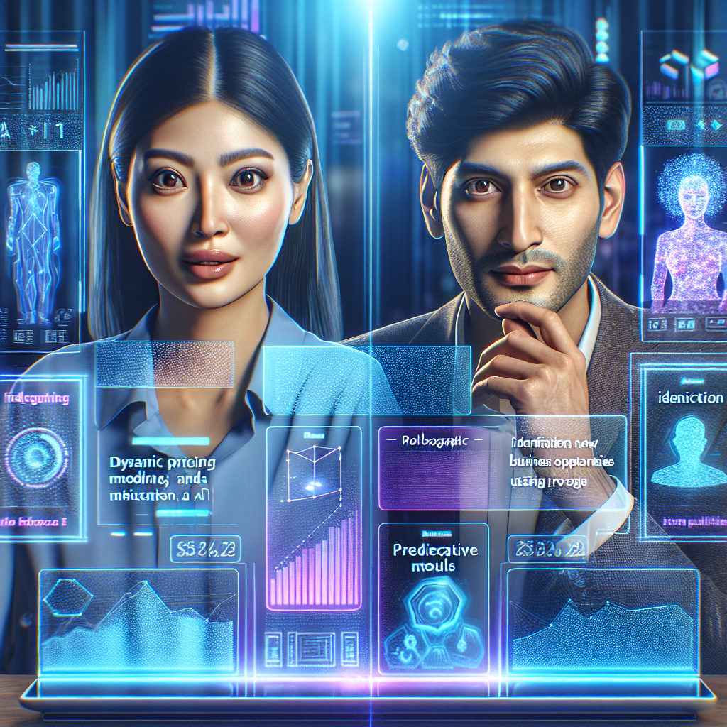 A modern CFO depicted as a futuristic strategist surrounded by data analytics and AI interfaces, symbolizing the CFO's new role as a data expert and strategist.